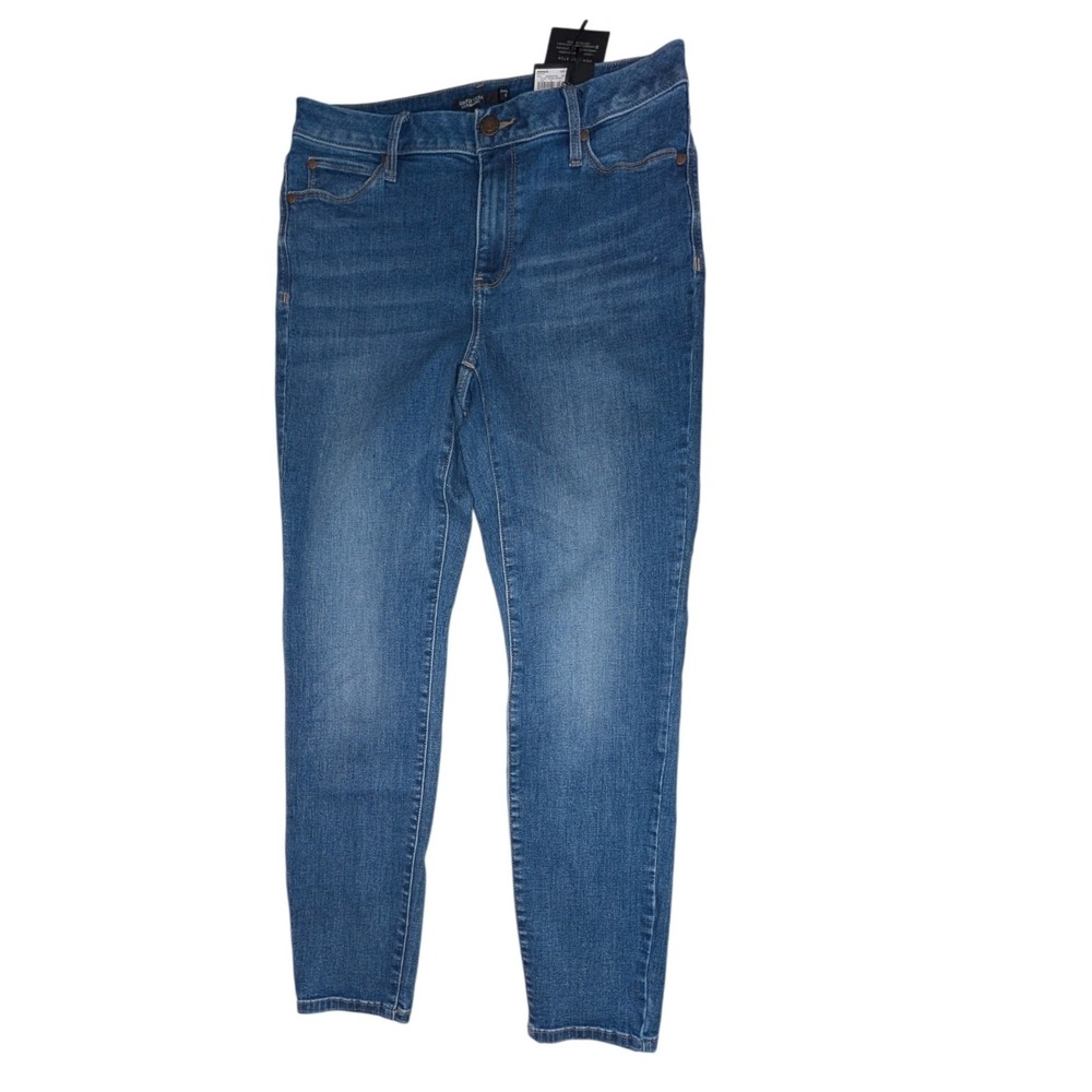 Simply Vera‎ Vera Wang Jeans Womens 8 Blue Skinny Mid Rise Power Stretch